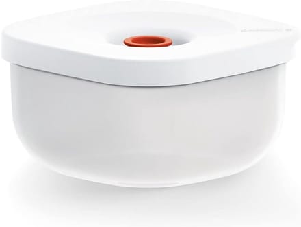 Lage Vacuümcontainer S - Wit - Voedselbewaarbus