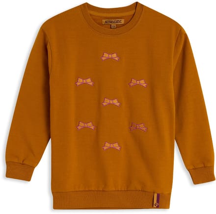 4PRESIDENT Sweater meisjes - Yellow - Maat 98 - Meisjes trui