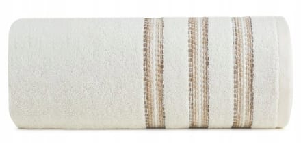 Selena Handdoek 50x90 cm Crème 500 g/m2 - Zachte Katoen