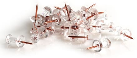 Zeller Punaises - set 25x - rose goud - voor prikbord