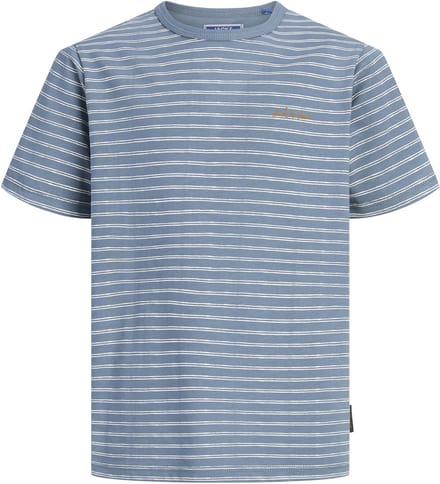 JACK&JONES - JJDEVIN DAYTONA STRIPED TEE SS CN JNR - Jongens - T-shirts