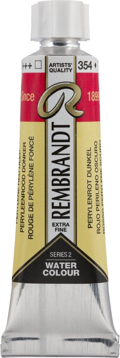 Rembrandt Aquarelverf - tube - Peryleenrood Donker 354   8712079436599   Verf