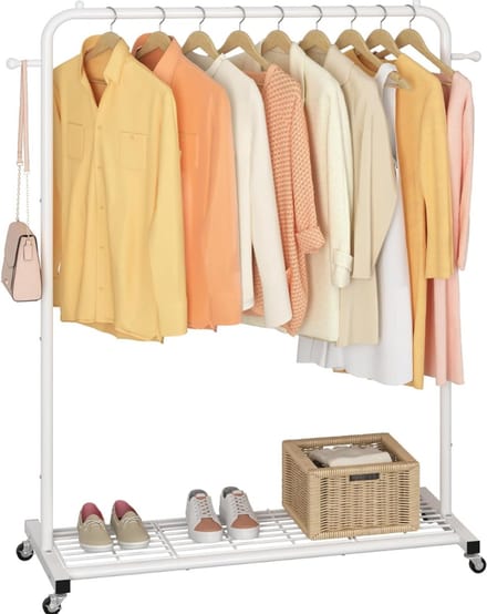 Kledingrek op Wieltjes - Dressboy - Kledingstang