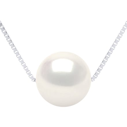 Halsketting Echte Gecultiveerde Zoetwaterparel Rond 9-10 mm