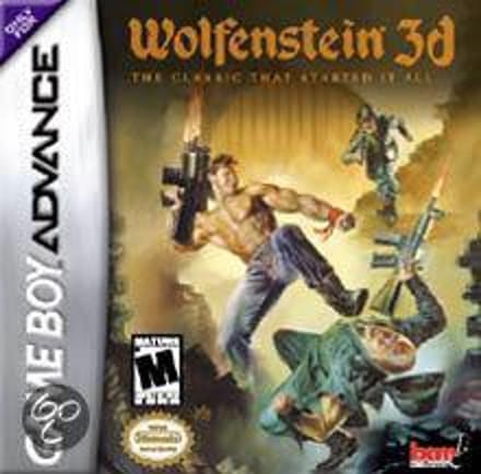 Gameboy Advance / GBA - Wolfenstein 3D - UKV