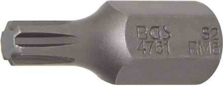 BGS Bitsaandrijving buitenzeskant 10 mm (3/8") wigprofiel (v...