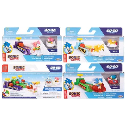 Voertuig Jakks Pacific Sonic - The Hedgehog Go Go Racers Launching ramps mini (x4)