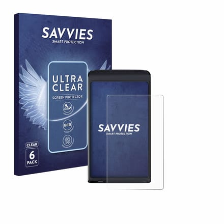 Savvies - Screenprotector voor Vasco Translator Q1 - Folie Beschermfolie transparant 6 Stuks