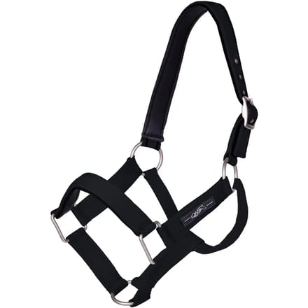 Qhp Halster Extra Sterk Zwart - middel