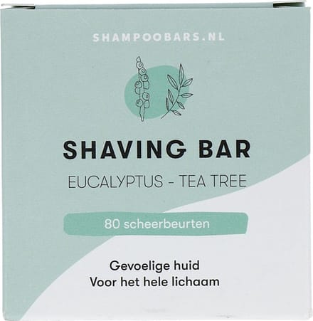 ShampooBars - Shaving Bar Eucalyptus & Tea Tree Sensitive - 60g