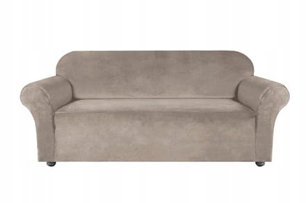 Ubieramy-meble Serie - Sofa Hoes - Beige Cappuccino - 4-Zits - Velours