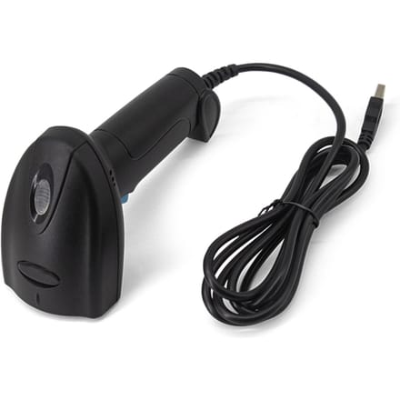 1D 2D Barcodescanner Handheld USB Bedraad Barcodelezer Handmatige Trigger Auto Continu Scannen Ondersteunt Papiercode