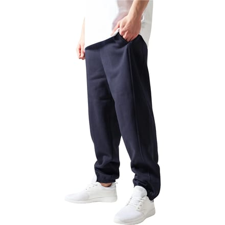 Urban Classics - Basic Heren joggingbroek - L - Blauw