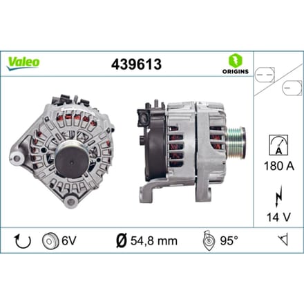 Dynamo / Alternator VALEO ORIGINS NEW VALEO 439613