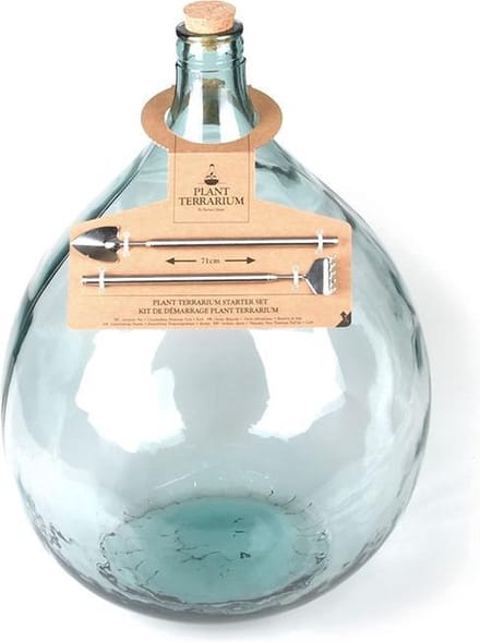 Plant Terrarium Starter set 35 Liter - inclusief actieve kool - ecosysteem