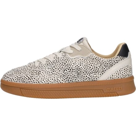 Maruti Yale Sneakers Dames - Leren Sneaker - Beige - Maat 36