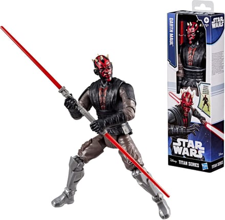 Hasbro Star Wars Titan Series Darth Maul Figuur 30cm Actiefiguren en superhelden
