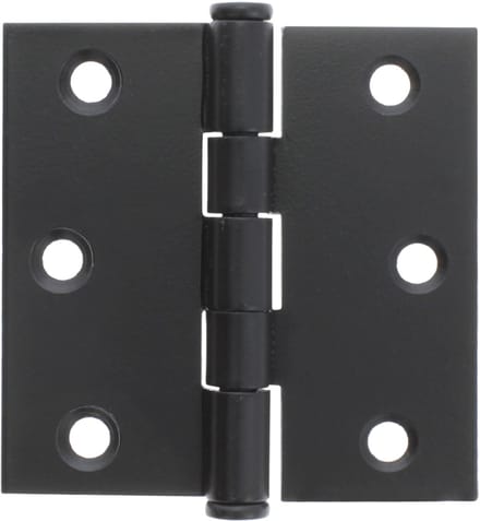 Starx scharnier - vierkant model - met losse pen - 76 x 76 mm - zwart