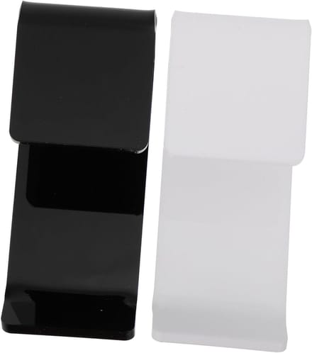 Koptelefoon Houder - Headset Hanger - Opbergen Accessoires - Schadevrije Montage - 11 cm Lengte - Wit
