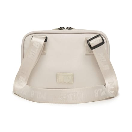 MLB NY Casual Effen Kleur Rits Camera Tas Dames Schoudertas Wit 7ACRM013N-50BGL White white