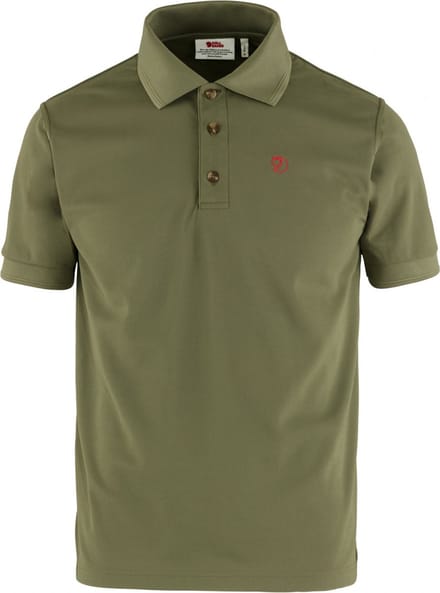 Fjallraven - Crowley Pique Shirt M - LIGHT OLIVE - - Maat S