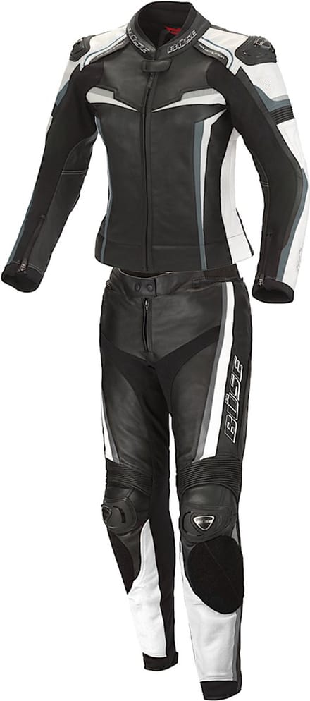 Büse Mille Dames Zwart Wit 2-Delig Motorpak - Racepak