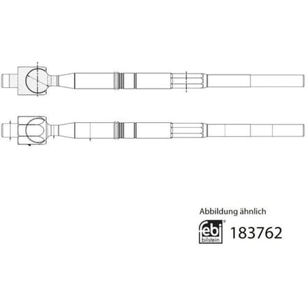 Axiaalgewricht, spoorstang FEBI BILSTEIN 183762