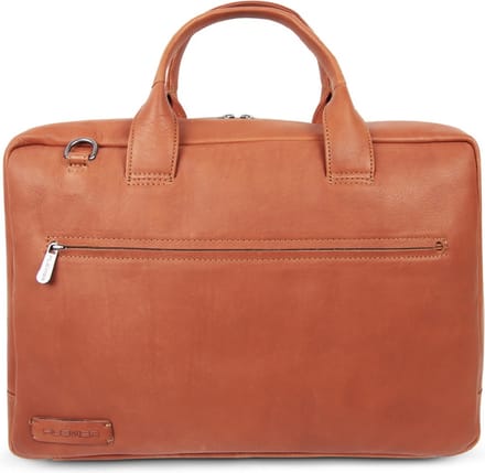 Plevier Lloyd laptoptas 17-17.3 inch cognac.