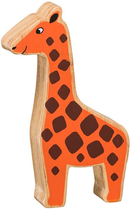 Lanka Kade - Houten figuur - Orange Giraffe