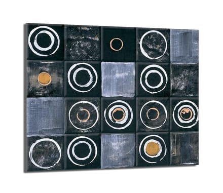 TMK ArtDeko - Beschermplaat Kookplaat - Schokbestendig Glas - 60x52 cm