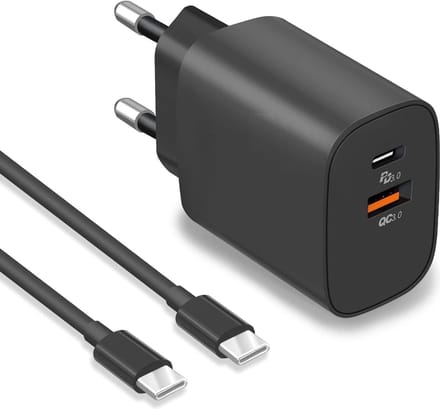 35w usb-C + usb-A Snellader + Lange usb C naar usb C Oplader Kabel - 2 Meter - Lader Voor iP 15,Pro, Max, Plus