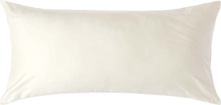 Homescapes Luxe Satijn Kussensloop 40x80 cm – Crème – 100% Egyptisch Katoen – Draaddichtheid 1000