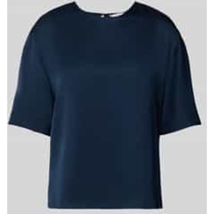 Relaxed fit blouse van satijn