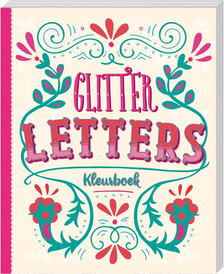 Glitterkleurboek Letters