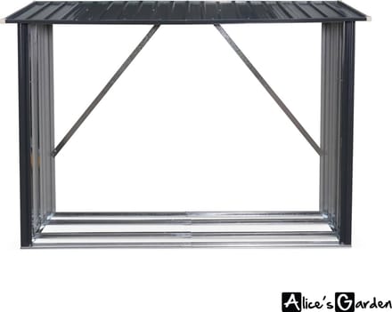 sweeek - Stalen houtopslag 215x155x80cm - epicea