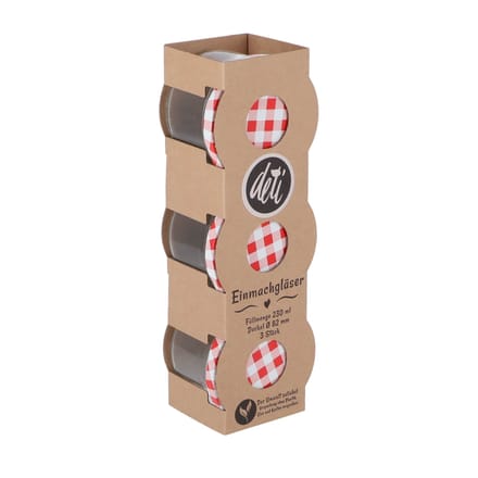 Jampot set 3 23 cl assorti