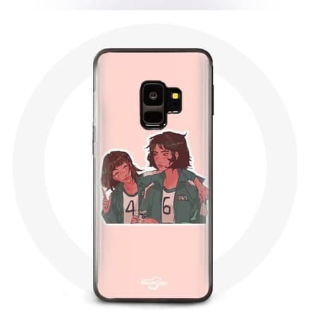 Coque - Samsung - Galaxy S9 - Souple - Rose - Squid Game