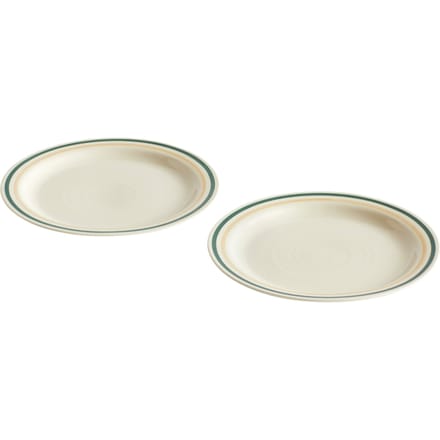 Set van 6 Porseleinen Dinerborden - Marmergrijs, 26.7 cm