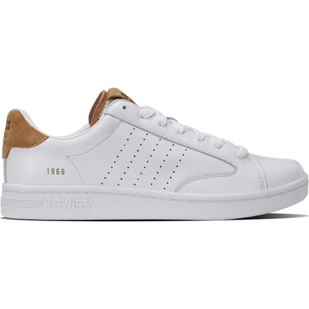 K-Swiss Heren Lozan Klub Volnerfleer Trainers (Wit/bruin)
