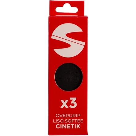 Set van 3 overgrips Glad Softee Cinetik Black ÚNICA