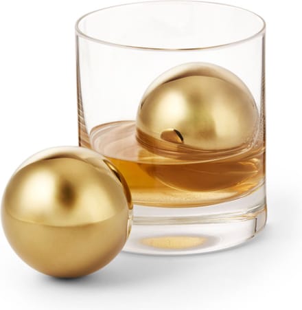 Philippi Design Ijsbollen RVS Titanium COLLINS – 2-delig - Geschenkverpakking
