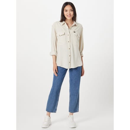 LEE Two Pocket Ecru Dames Blouse - Maat M