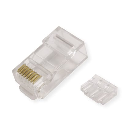 Value 21.99.3062 VALUE Modular Plug niet afgeschermd, cat. 6 (Class E), 10 stuks 21.99.3062 Stekker, recht Transparant 10 stuk(s)