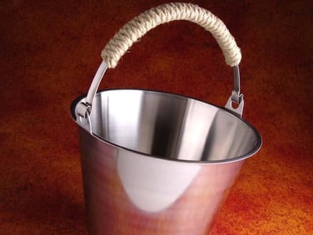 Opgietemmer metaal 8 liter (roestvrijstaal)