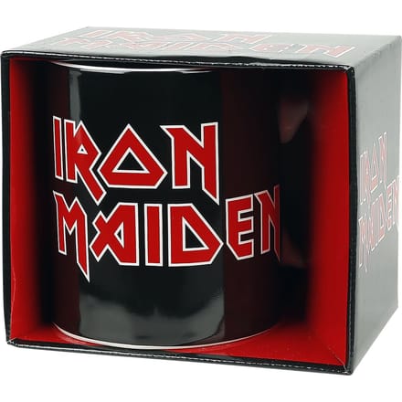 Iron Maiden Iron Maiden Logo Unisex Kop - zwart/rood/wit - Standard
