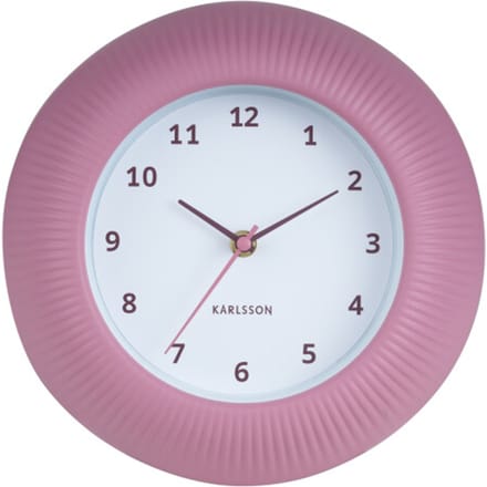 Karlsson wandklok tender rib rose tan- Ø25cm
