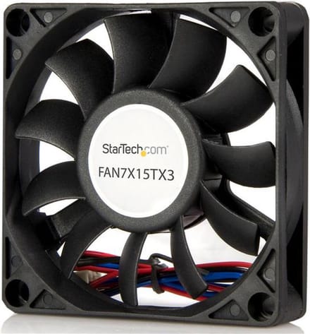 StarTech.com 70x15mm Ventilator voor Computerbehuizing met Kogellagers en TX3 Connector - Case Fan