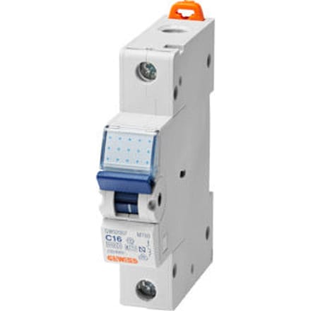 Enkelpolige MCB Aardlekautomaat 40A C-Curve 6kA - GW92011
