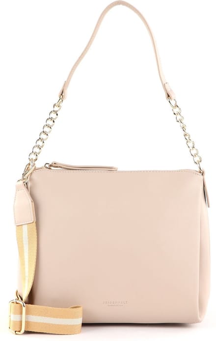 SEIDENFELT MANUFAKTUR Schoudertas Bjerka Hobo Sand / Gold Beige