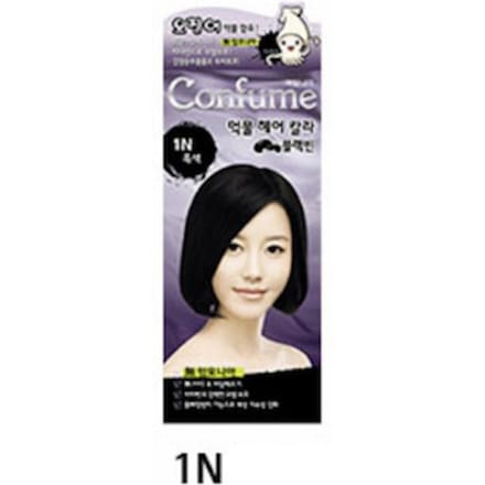 Fruit Nara Confume Inktvis Inkt Haarkleur Black Bean - 4Colors 1.#1N Black gray